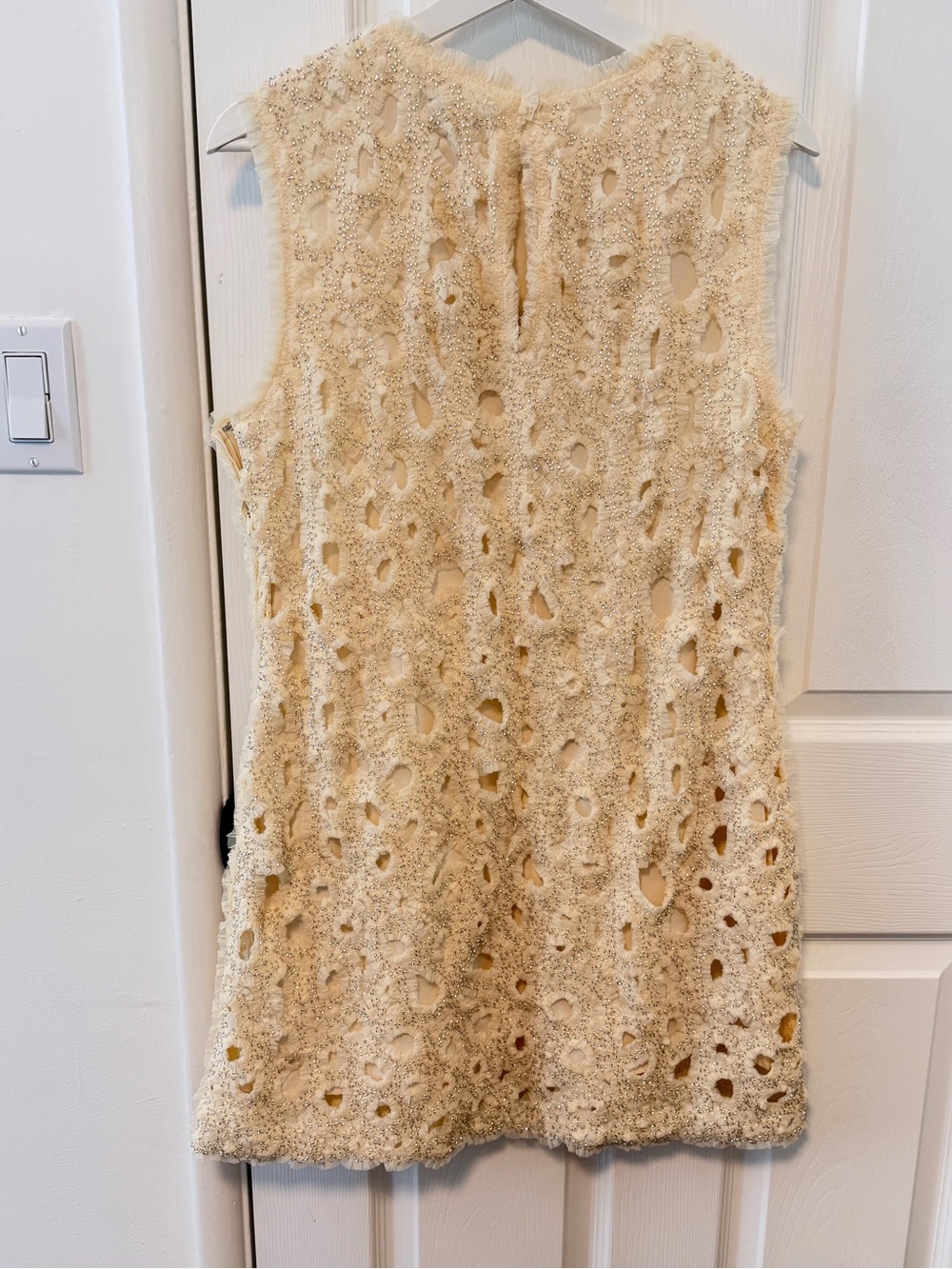 NWT &Otherstories Beaded Tulle Mini Dress - Picture 4 of 13